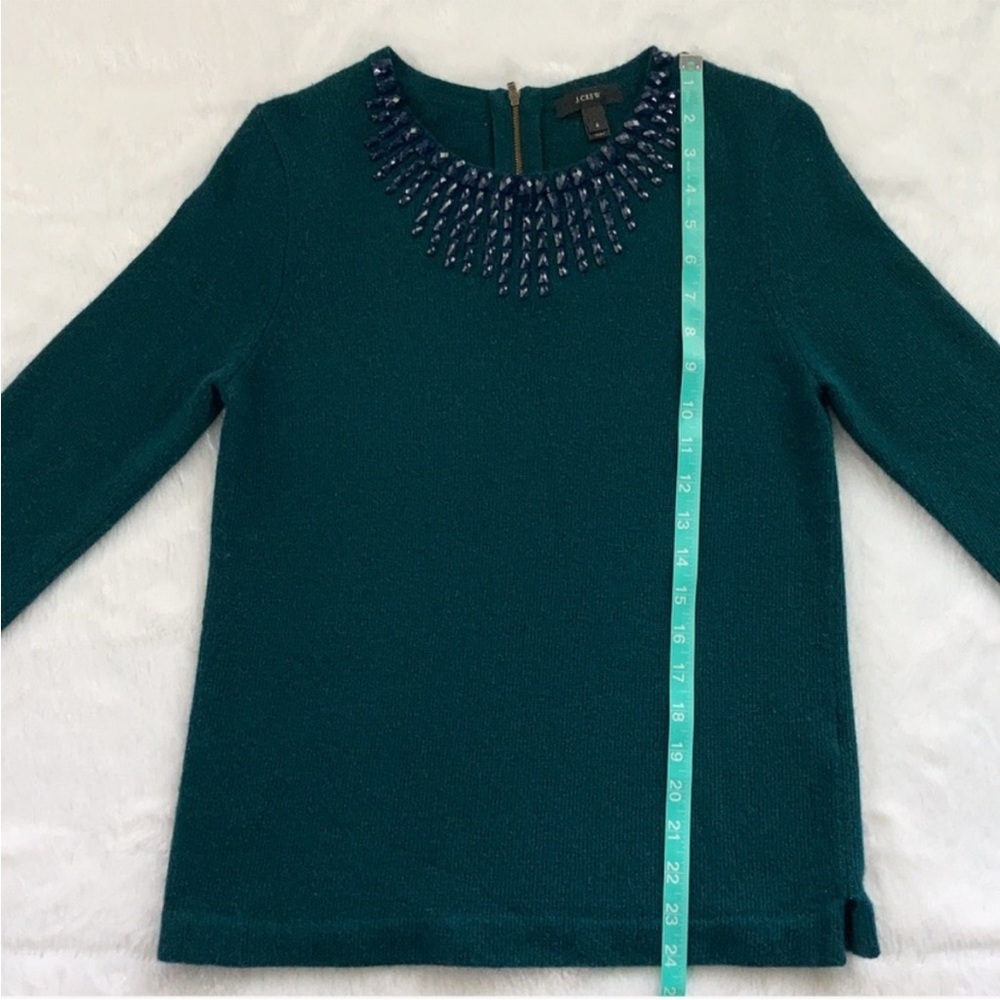 J. Crew Jewelled Neckline Sweater - Picture 7 of 7